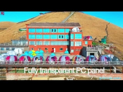 UV Protection Portable Visible Bubble Tent With Lighting System