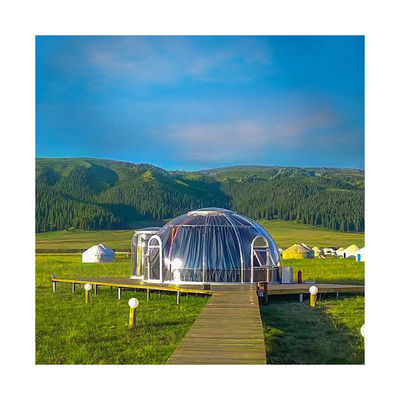 Quality  Durable Lightweight 6m Geodesic Dome Thickness 3.5mm Dome Igloo Tent factory