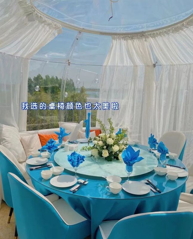 Starry Sky Outdoor Bubble Tent House Handy Installation Multifunctional Use