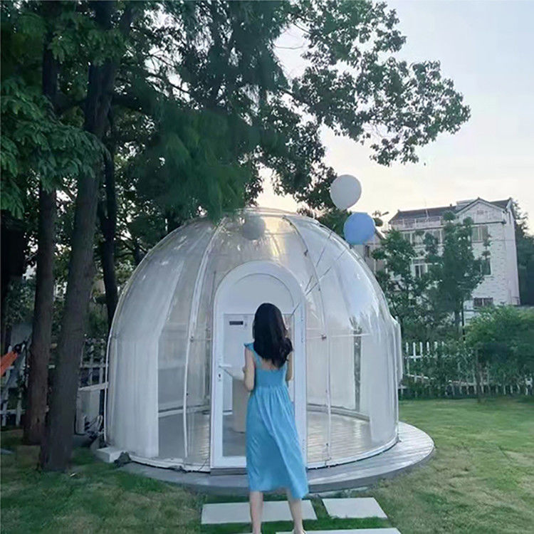 Multifunctional Use Igloo Bubble Tent Diameter 3.5m Clear Globe Tent