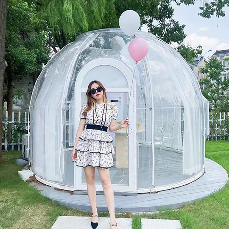Multifunctional Use Igloo Bubble Tent Diameter 3.5m Clear Globe Tent