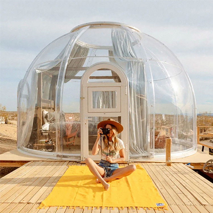 Sounproof Transparent Dome House Contemporary Design Bubble Star House