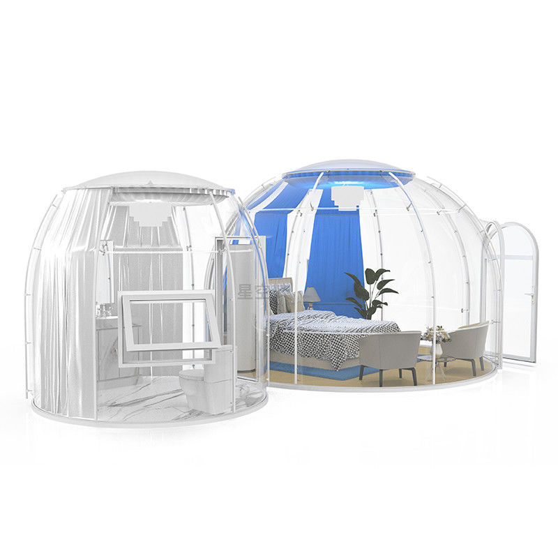 Eco Friendly Bubble Igloo Tent Recyclable 350kg Personal Bubble Tent