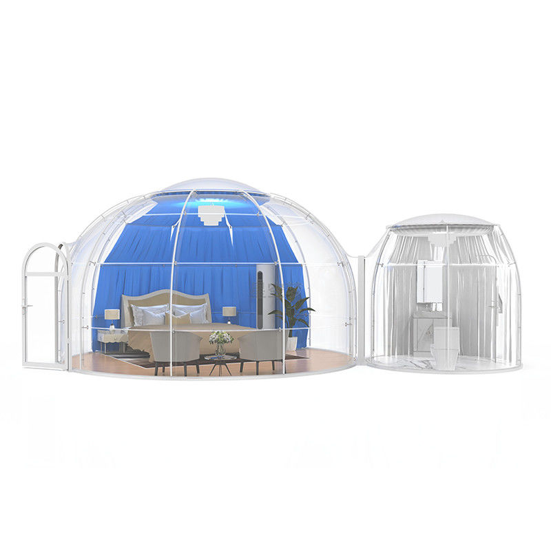 Diameter 5m Glamping Bubble Tent Polycarbonate Outdoor Clear Bubble Tent