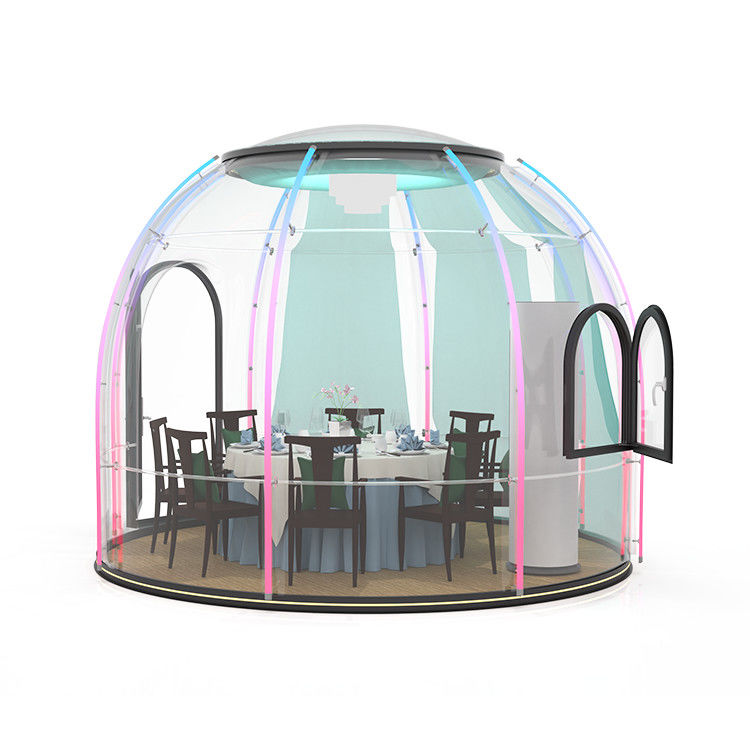 Durable Dining Bubble Tent Diameter 3.5m Waterproof Bubble Tent