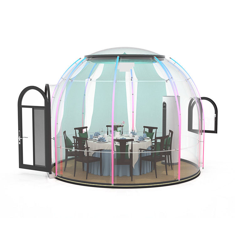 Durable Dining Bubble Tent Diameter 3.5m Waterproof Bubble Tent