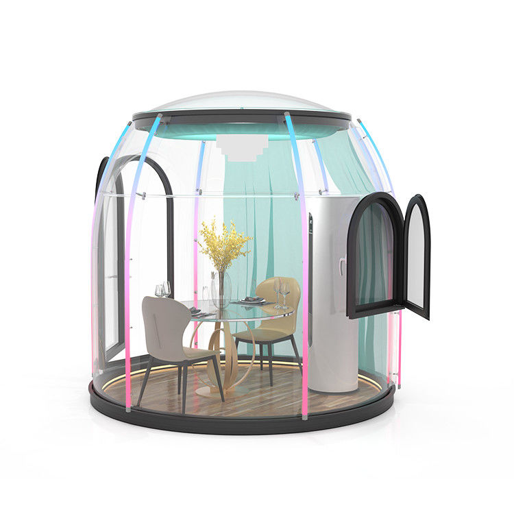 Height 2.5m Clear Bubble Tents Outdoor Clear Dome For Winter Greenhouse