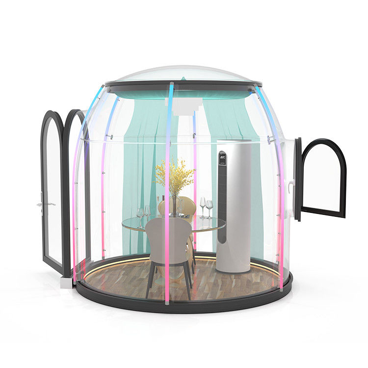Height 2.5m Clear Bubble Tents Outdoor Clear Dome For Winter Greenhouse