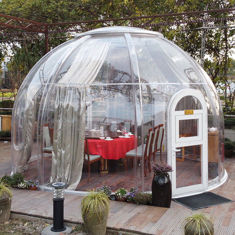 Outdoor 6m Geodesic Dome Diameter 5m Transparent Igloo Tent