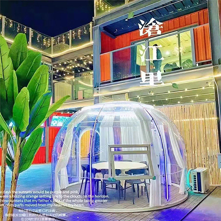 Sound Insulation Transparent Dome Tent 360 Degrees Bubble House Hotel