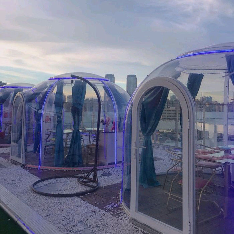 Aluminium Frame Outdoor Bubble Tents UV Resistance Bubble Camping Tent