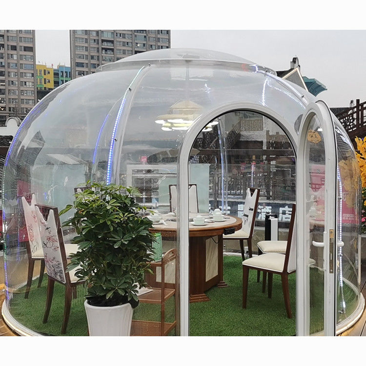 Diameter 3.5m Party Bubble Tent Aluminium Frame Clear Dome House