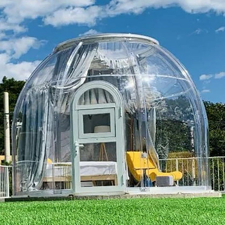 Weatherproof Clear Bubble Tents With Built-In Lighting System