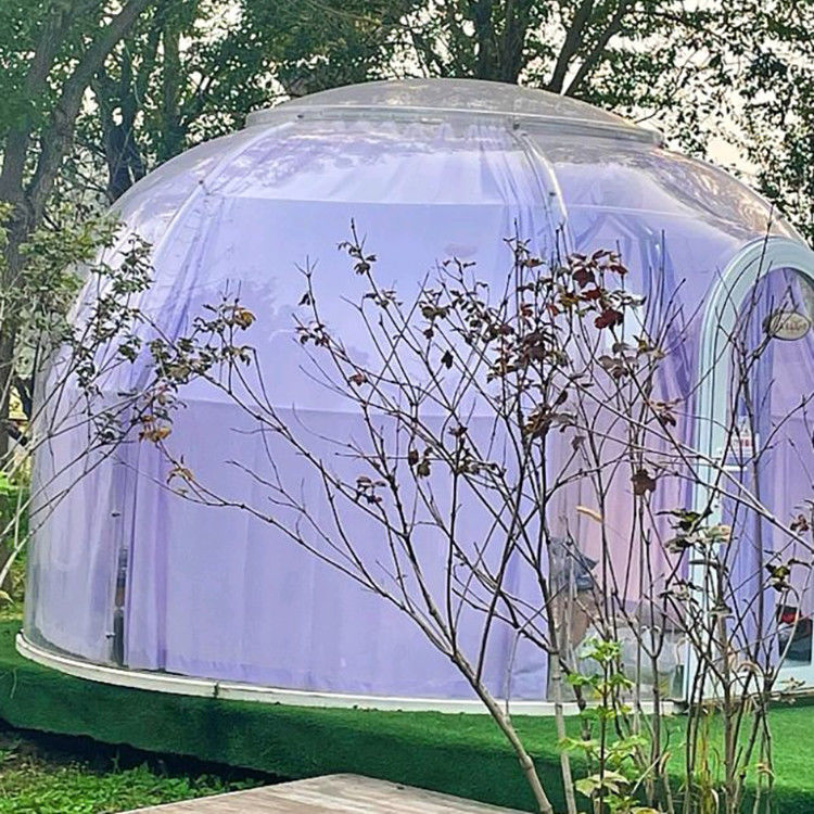 Customized Sunroom Glass House Outdoor Aluminium Sunroom Green Geodesic Dome