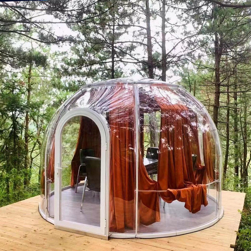 Outdoor Bubble Tents with 1pc Aluminium Window for Leisure Tea Bar