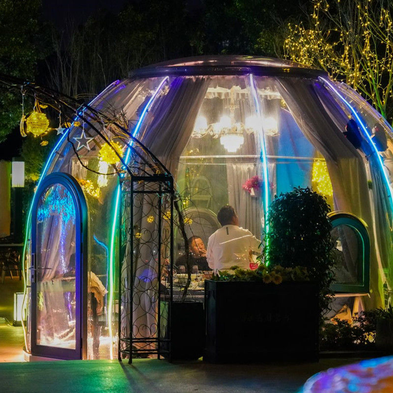 Waterproof Luxury Resort Glamping Bubble Tent Dome House With Bathroom