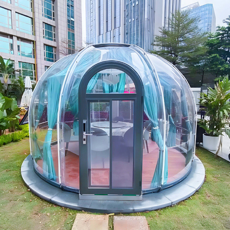 UV Resistance 10x10 Clear Bubble Tents Heat Resistant PC Polycarbonate Dome Tent