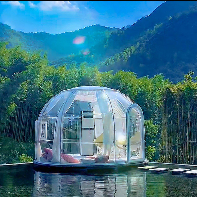 PC Clear Igloo Bubble Tents Connectable Transparent Dome House