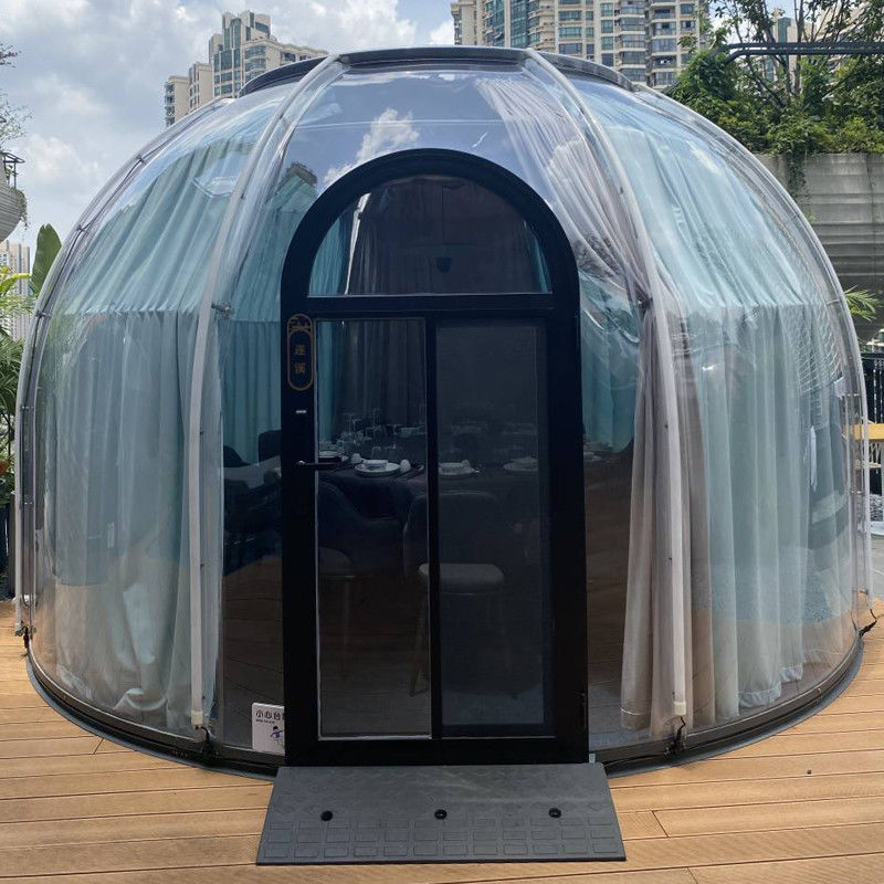 99.9% UV Resistance Clear PC Dome House Igloo Bubble Tent For Outdoor Camping