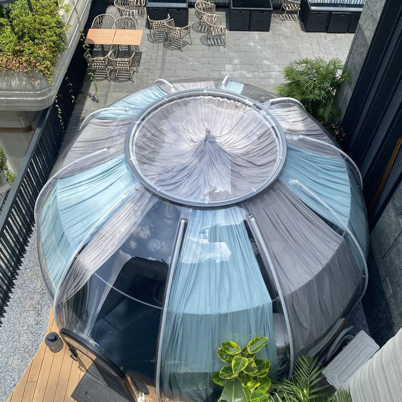99.9% UV Resistance Clear PC Dome House Igloo Bubble Tent For Outdoor Camping