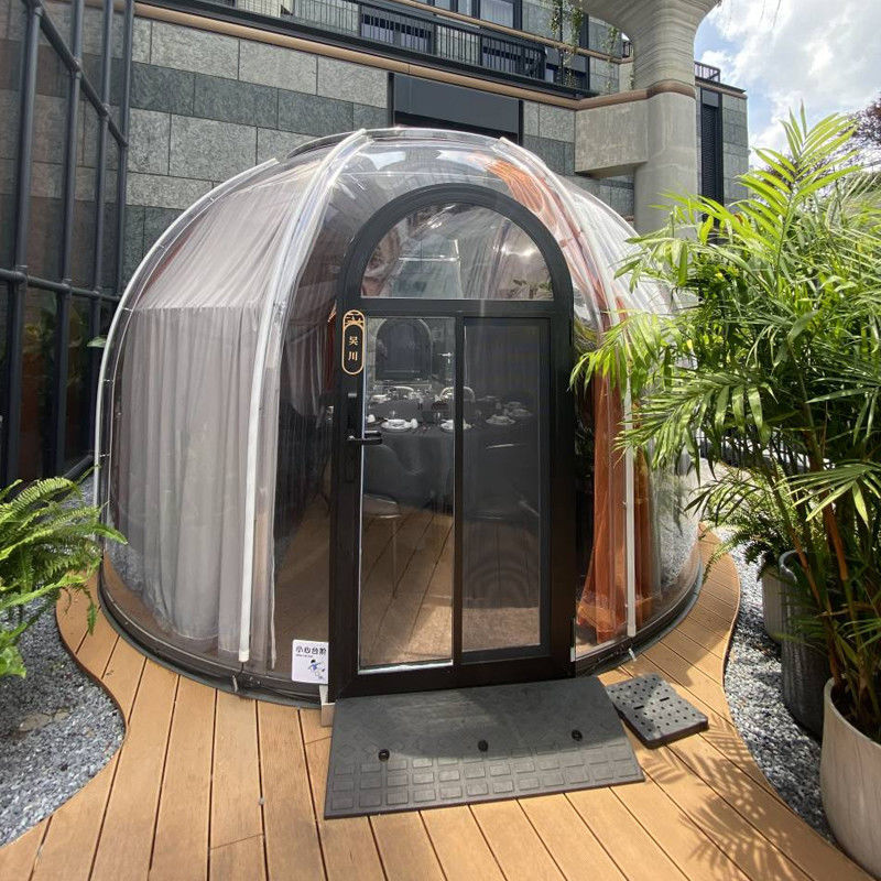 99.9% UV Resistance Clear PC Dome House Igloo Bubble Tent For Outdoor Camping