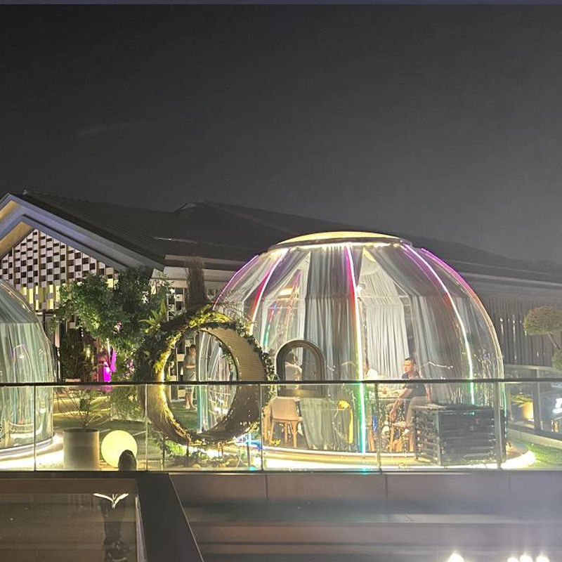 99.9% UV Resistance Transparent Dome House Connectable Igloo Bubble Tents