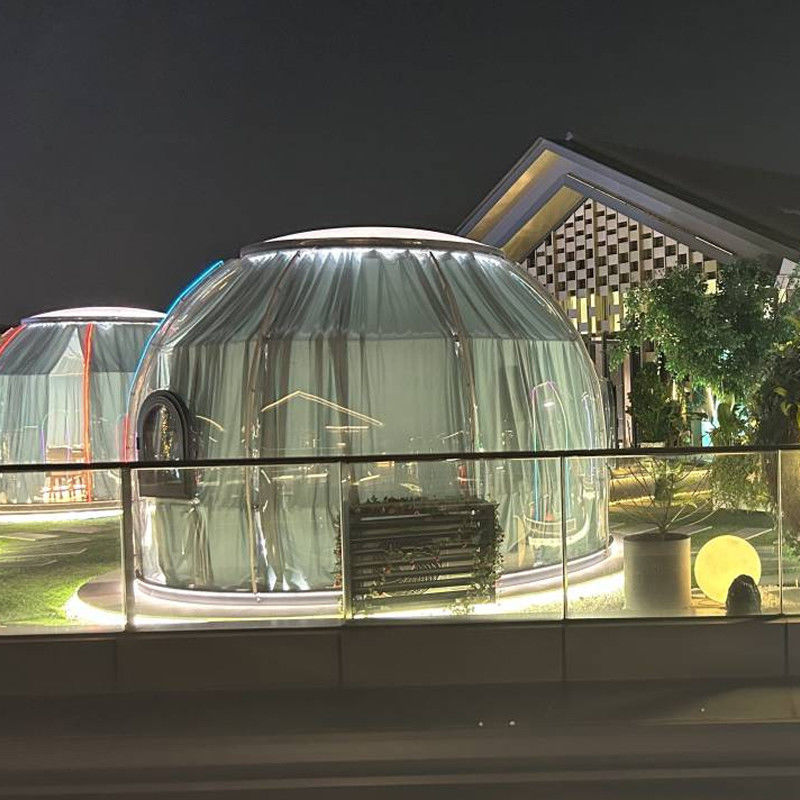 99.9% UV Resistance Transparent Dome House Connectable Igloo Bubble Tents