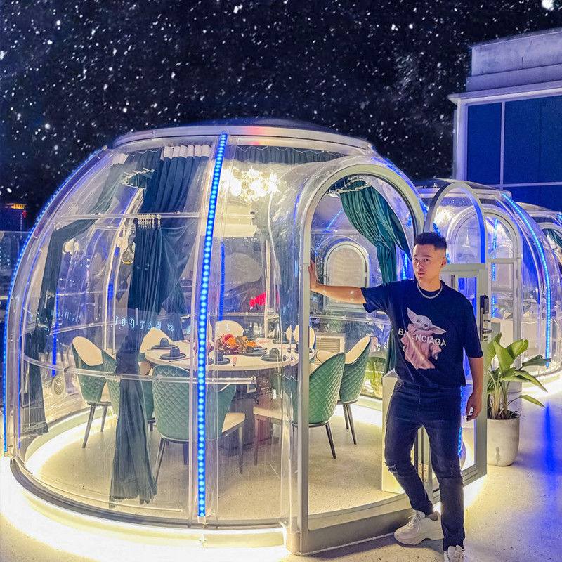 3m x 2.3m Clear Dome House Igloo Bubble Tent with Party and Events