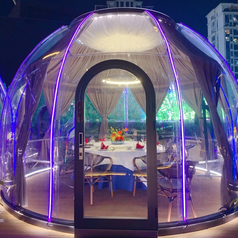 UV Resistance 99.9% Polycarbonate Dome House PC Round Shape Dome House