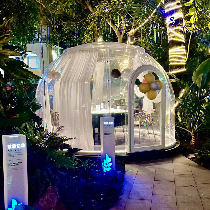 PC Dome House Glamping Bubble Tent For Outdoor Camping And Backyard Parties