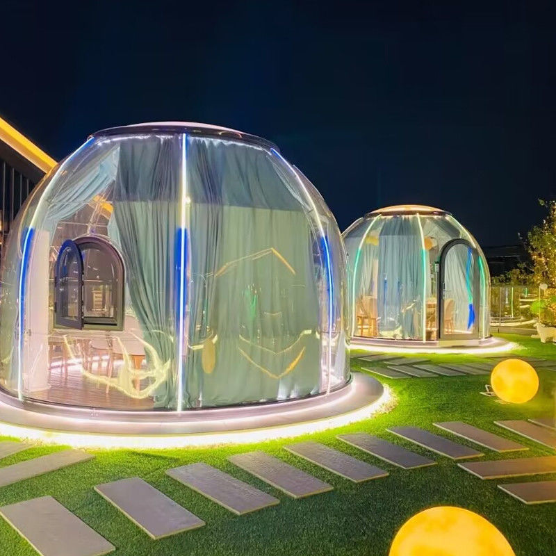 OEM / ODM Available Transparent Dome House Made Of PC Dome House Aluminium