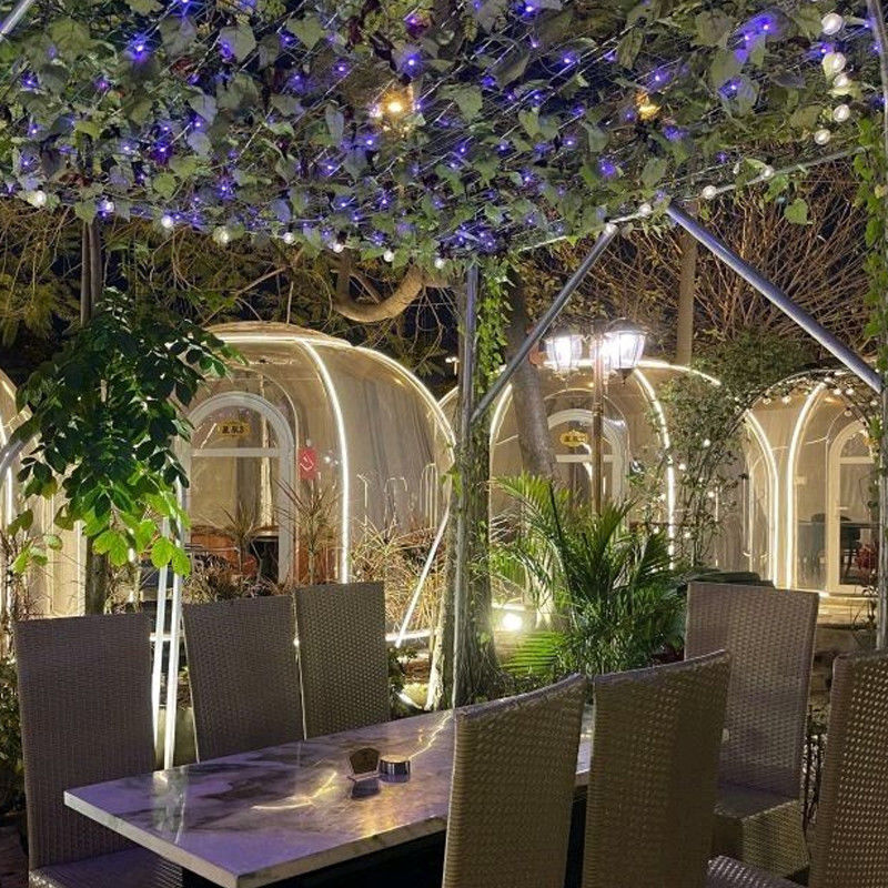 6m Geodesic PC Clear Dome UV Resistance 99.9% Dome House For Party And Events