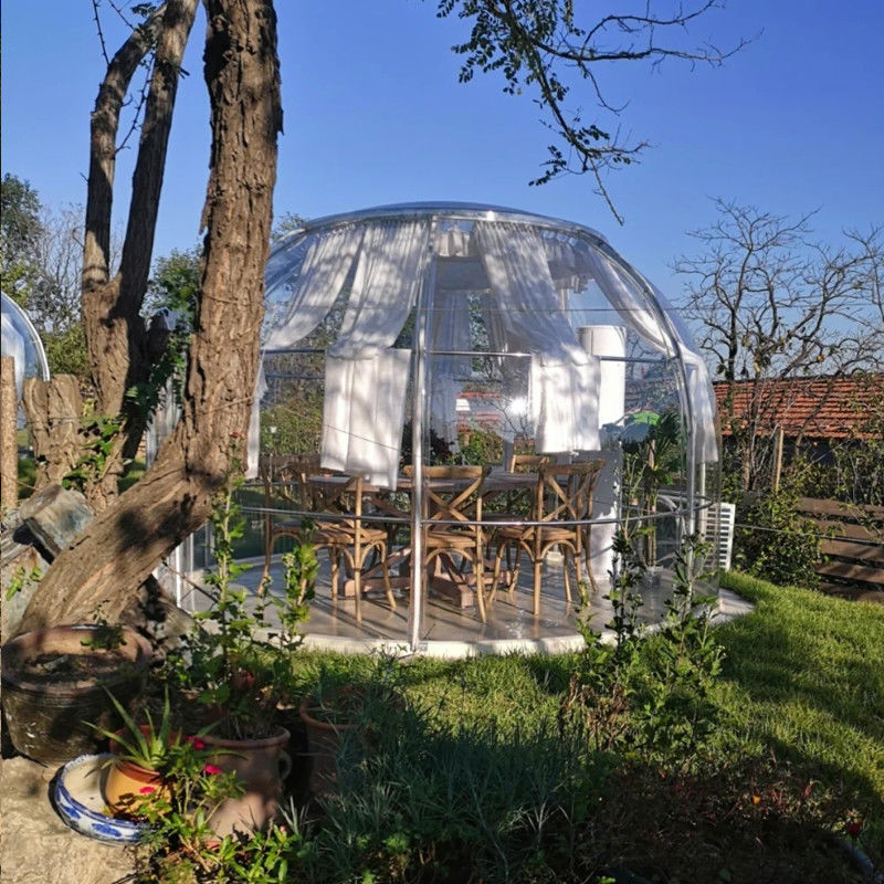 6m Geodesic PC Clear Dome UV Resistance 99.9% Dome House For Party And Events