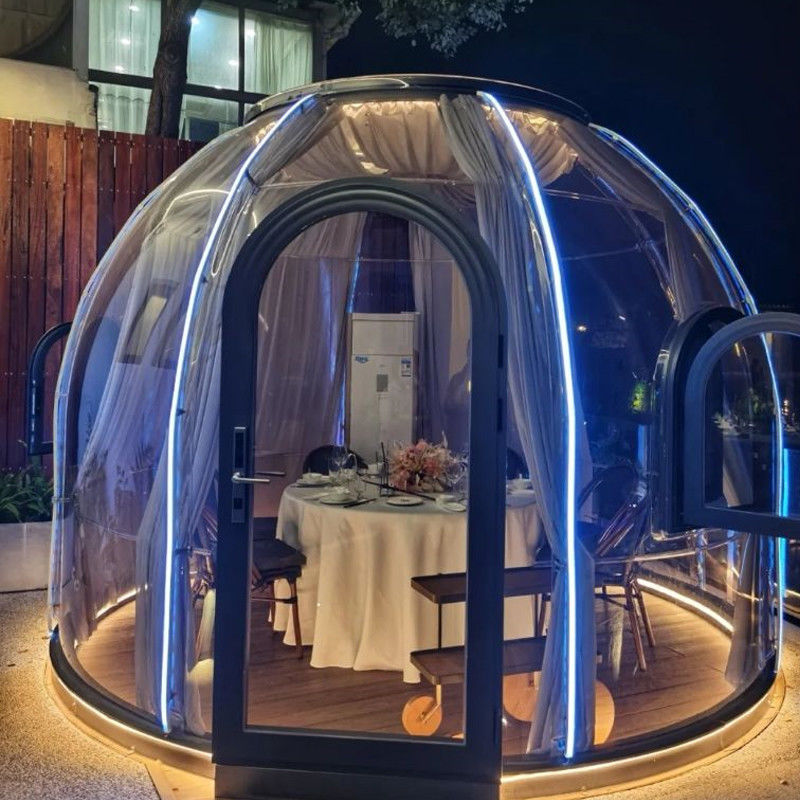PC Clear Bubble Tents Geodesic PC Transparent Dome House For Homestay