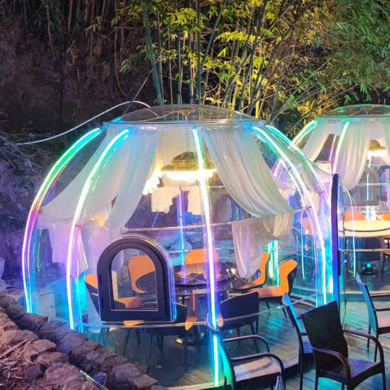 PC Clear Bubble Tents Geodesic PC Transparent Dome House For Homestay