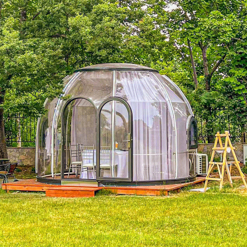 Custom Size Outdoor PC Clear Bubble Transparent Tent Waterproof Dome Tent